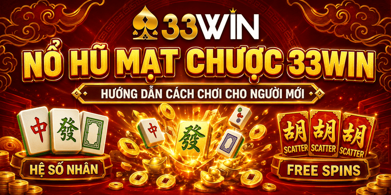 Nổ Hũ Mạt Chược 33WIN – Hướng Dẫn Cách Chơi Cho Người Mới 2026